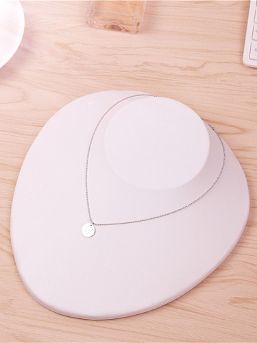 Round Pendant Fashion Simple Necklace