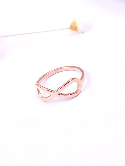 Eight Shaped Simple Women Ring