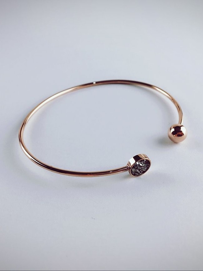 2018 Rose Gold Plated Opening Bangle