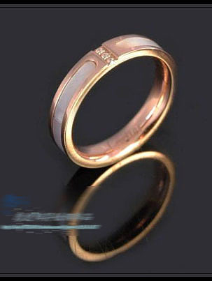 Lover Titanium Steel Plating Ring