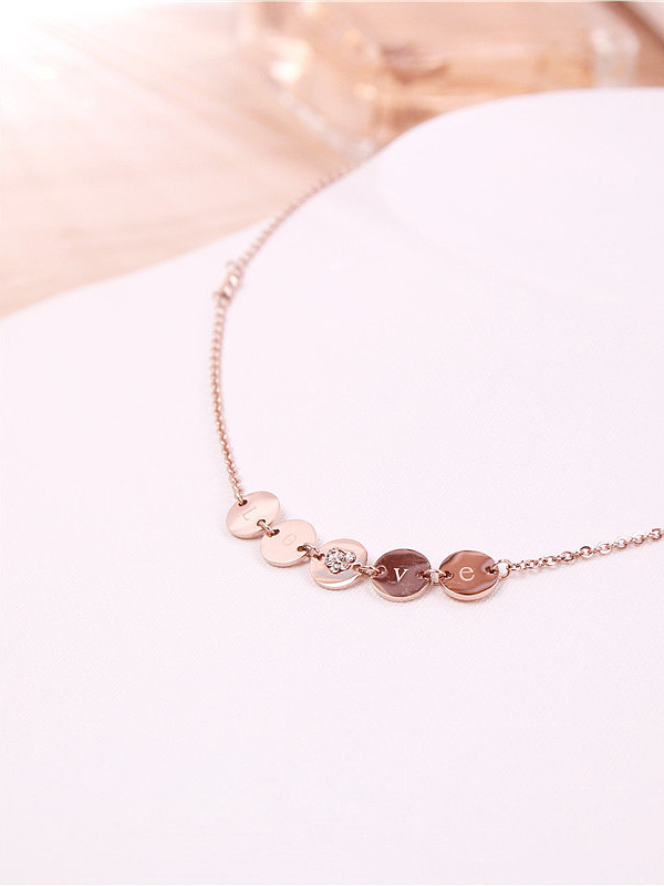 Classic Five Piece Small Rounds Necklace