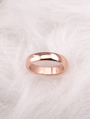 Glatter einfacher Liebhaber-Mode-Ring