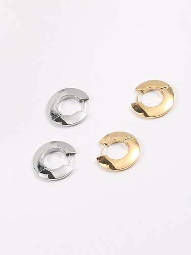 Titanium Steel Geometric Minimalist Stud Earring