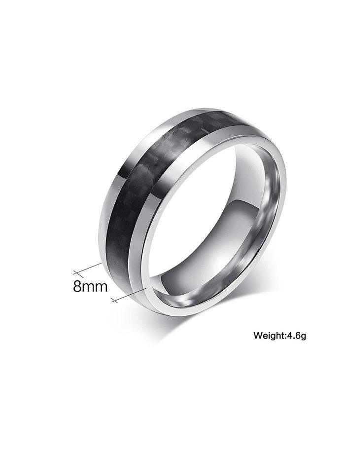 Stainless steel Geometric Minimalist Band Ring
