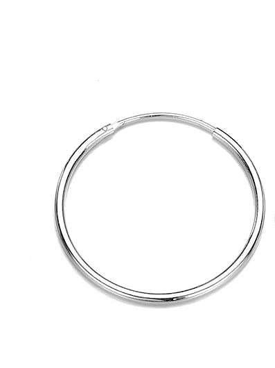 Stainless steel Round Minimalist Hoop Earring