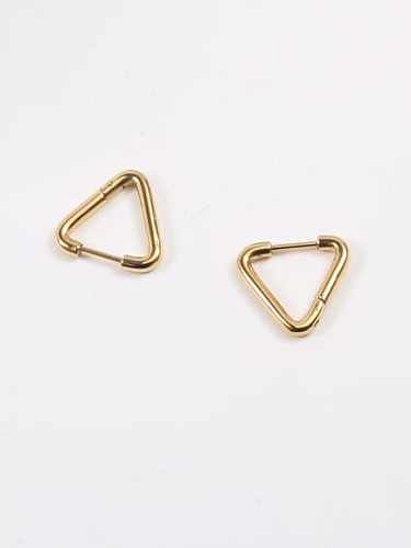 Titanium Steel Triangle Minimalist Huggie Earring