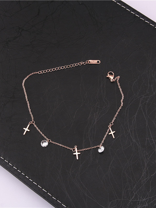 Rose Gold Plated Accessoires Mode Fußkettchen