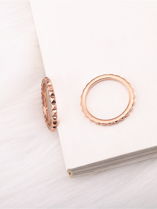 Retro Buddhist Rose Gold Plated Ring