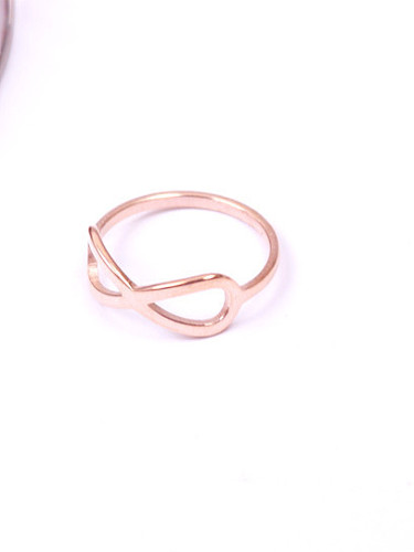 Eight Shaped Simple Women Ring