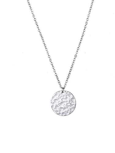 Stainless steel Round Minimalist Necklace