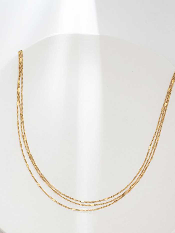 Retro rectangular Oil Drop Pendant titanium steel necklace