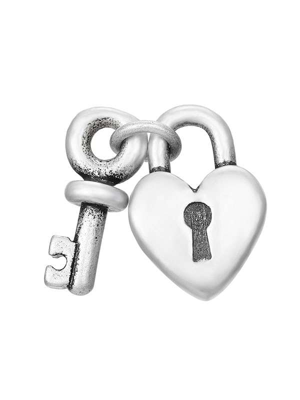 Stainless steel Vintage Key Pendant DIY