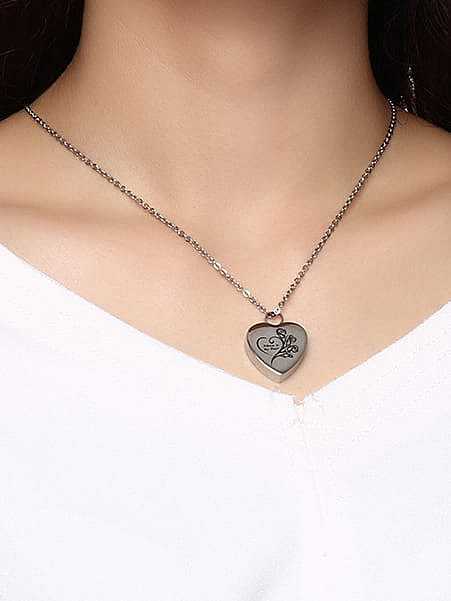 Stainless steel Minimalist Heart Pendant