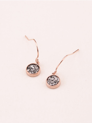 Boucles d'Oreilles Plaqué Or Rose Temperament 2018