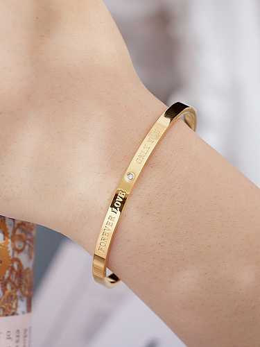 Stainless steel Geometric Minimalist Cuff Bangle