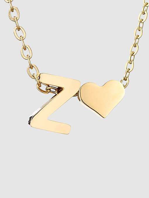 Titan Herz minimalistische Halskette