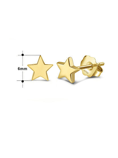 Minimalistische Pentagramm-Halskette aus 925er Sterlingsilber