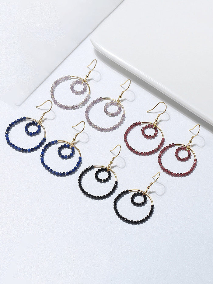 925 Sterling Silver Bead Geometric Vintage Hook Earring