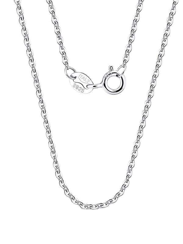 925 Sterling Silver Minimalist O Chain