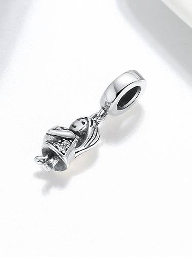 925 Sterling Silver Vintage Baby DIY Pendant