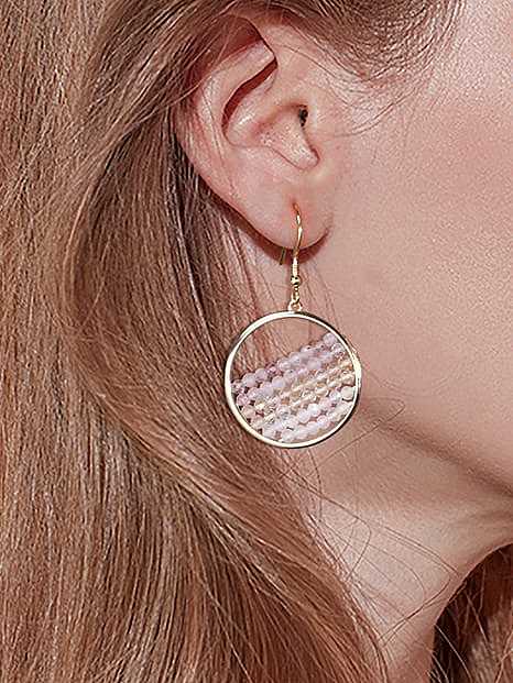 925 Sterling Silver Bead Geometric Minimalist Hook Earring