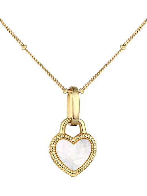 Collier minimaliste en forme de coeur en argent sterling 925