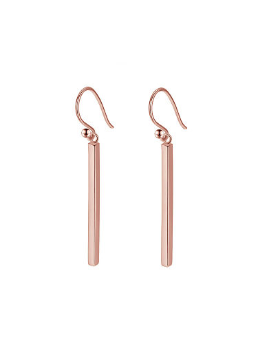 925 Sterling Silver Geometric Minimalist Hook Earring