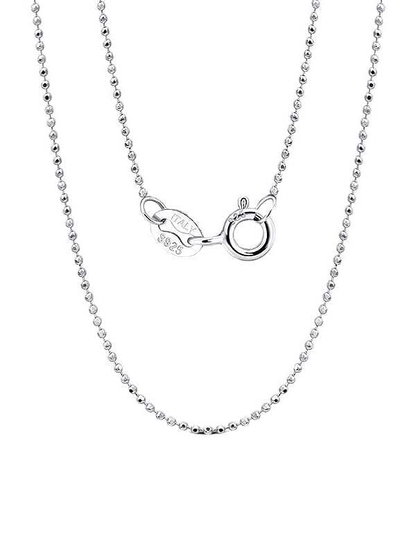 925 Sterling Silver Minimalist Bead Chain
