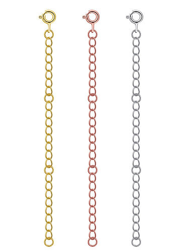 Minimalistische geometrische Schwanzkette aus 925er Sterlingsilber