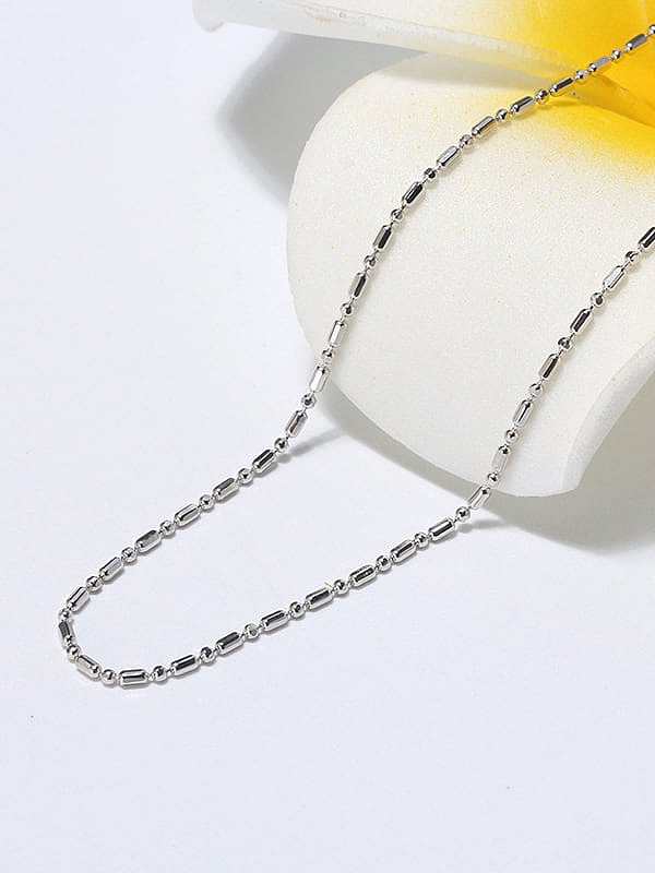 925 Sterling Silver Minimalist Drip Chain