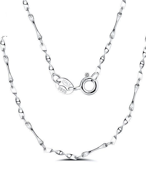 925 Sterling Silver Minimalist 0.6mm box chain