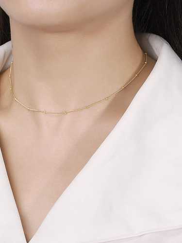 925 Sterling Silver Minimalist Chain Necklace