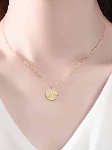 925 Sterling Silver Geometric Minimalist Necklace