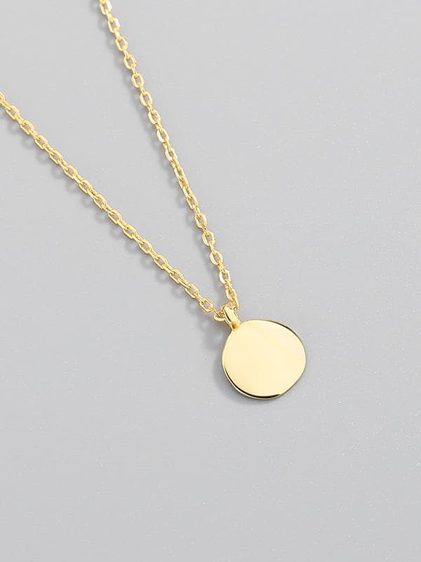 Collier minimaliste géométrique en argent sterling 925