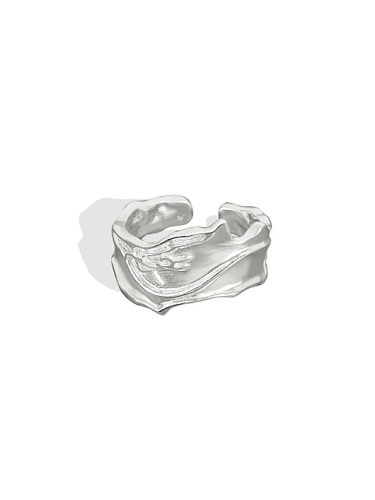 925 Sterling Silver Geometric Vintage Band Ring