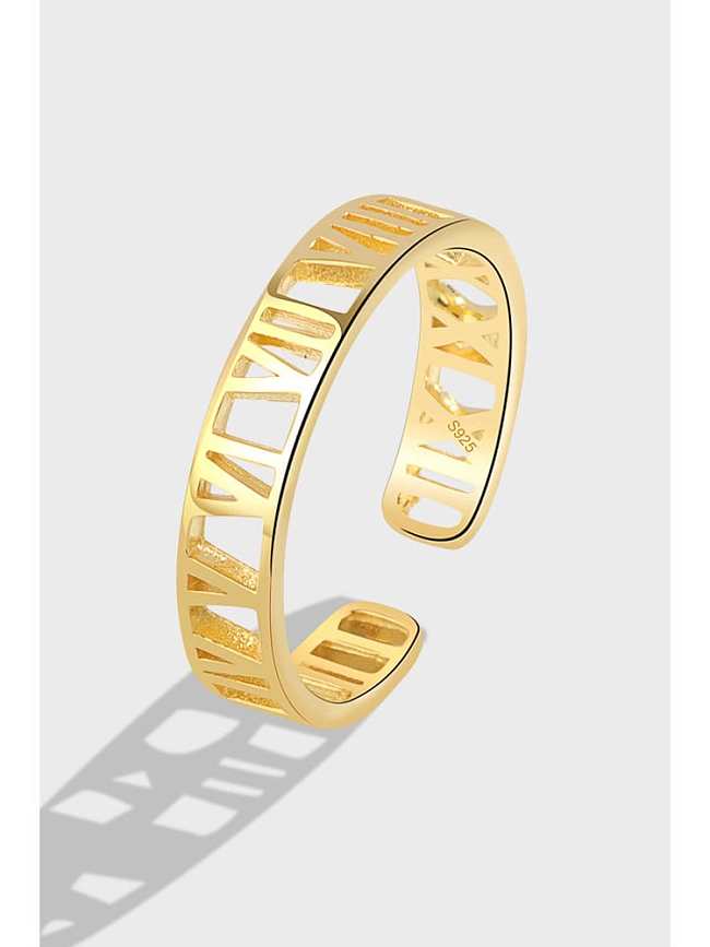925 Sterling Silver Geometric Minimalist Band Ring