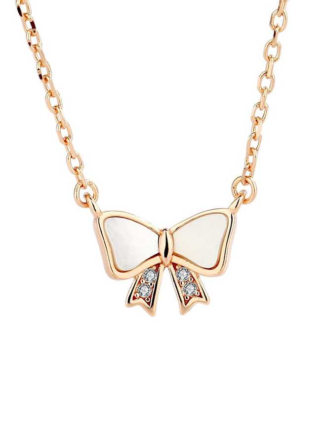 Collier minimaliste papillon en argent sterling 925