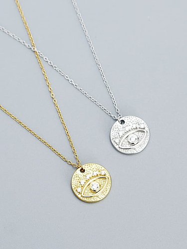 925 Sterling Silver Geometric Vintage Necklace