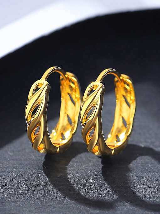 925 Sterling Silver Geometric Minimalist Huggie Earring