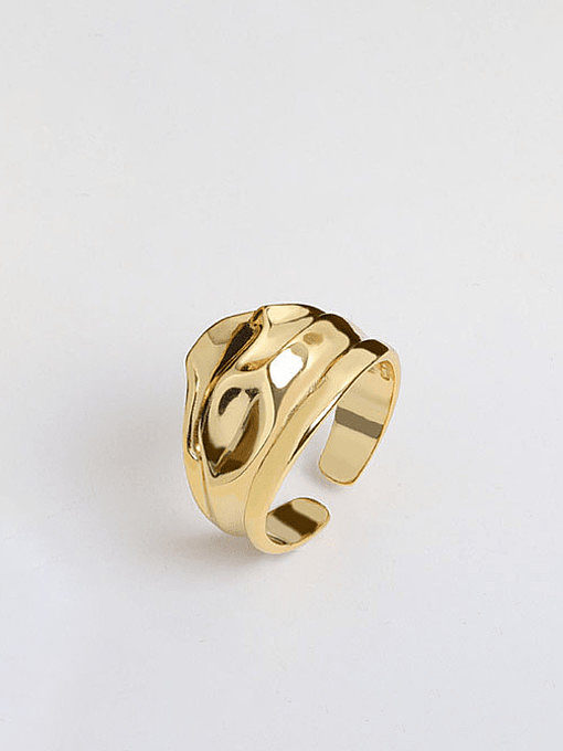 925 Sterling Silver Irregular Vintage Band Ring