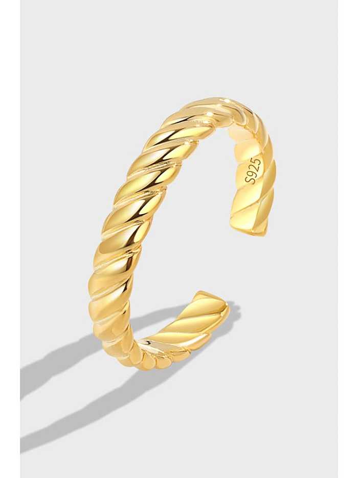 925 Sterling Silver Geometric Minimalist Band Ring