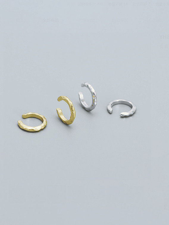 925 Sterling Silver Geometric Minimalist Stud Earring