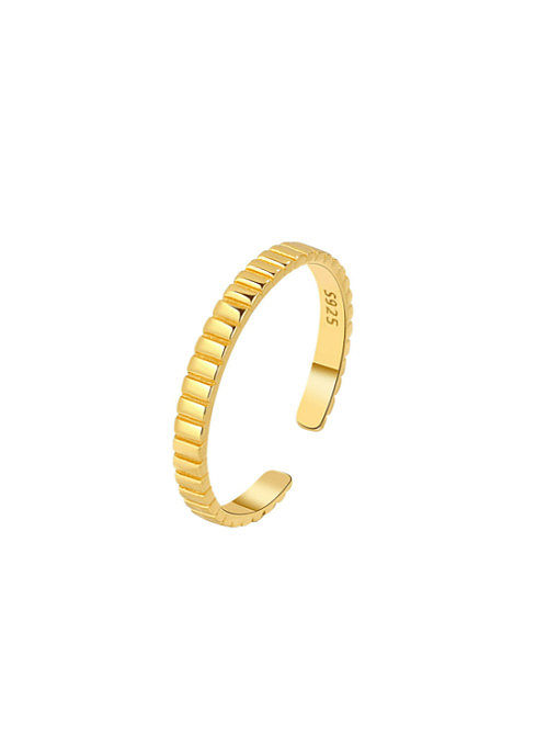 925 Sterling Silver Geometric Minimalist Band Ring