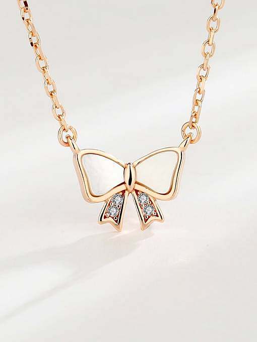 Collier minimaliste papillon en argent sterling 925