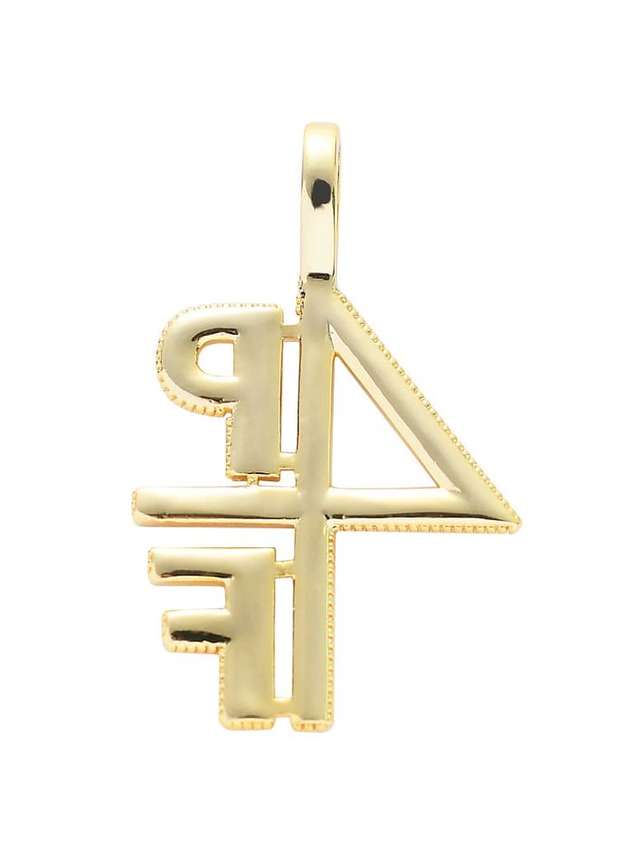 Brass Cubic Zirconia Number Dainty Number Necklace