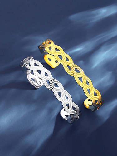 Stainless steel Geometric Trend Cuff Bangle