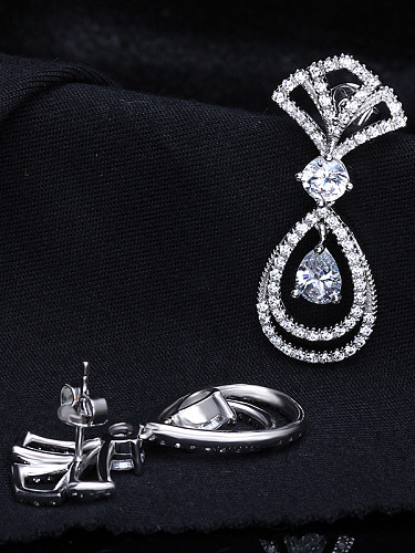 Luxury Two Pieces Set Jewelry Fashion Wedding Accessories