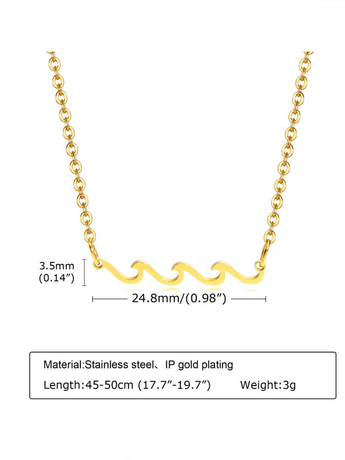 Titanium Steel Irregular Minimalist Necklace