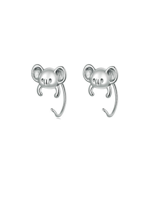 925 Sterling Silver Animal Cute Stud Earring