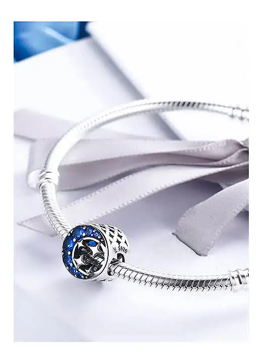 925 silver moon charms